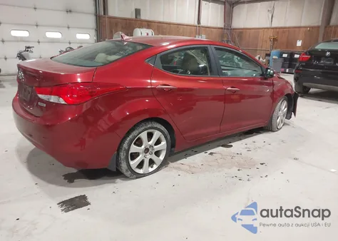 2013 Hyundai Elantra Limited из США, поврежденный, VIN 5NPDH4AE5DH201364